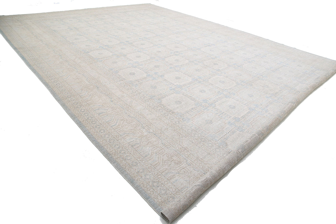 Hand Knotted Khotan Wool Rug 16' 1" x 24' 1" - No. AT26307