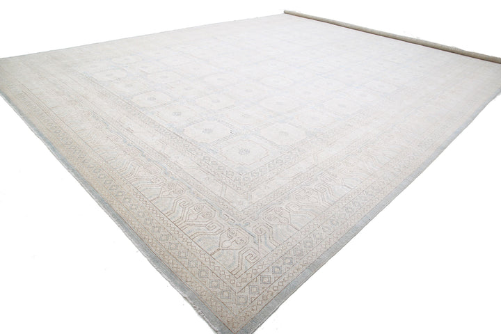 Hand Knotted Khotan Wool Rug 16' 1" x 24' 1" - No. AT26307