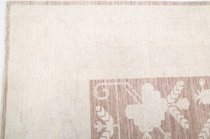 Hand Knotted Khotan Wool Rug 9' 11" x 13' 7" - No. AT56700