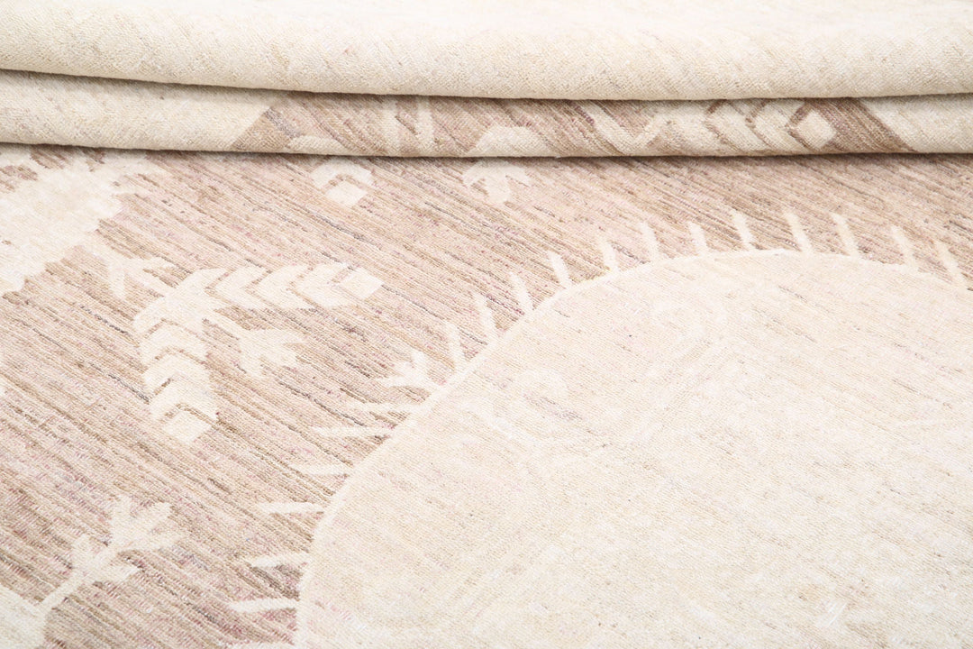 Hand Knotted Khotan Wool Rug 9' 11" x 13' 7" - No. AT56700