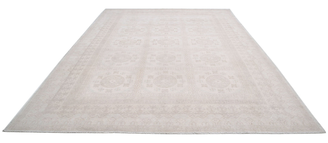 Hand Knotted Khotan Wool Rug 9' 10" x 13' 7" - No. AT40377