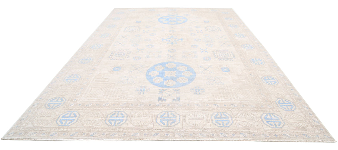 Hand Knotted Khotan Wool Rug 9' 10" x 14' 11" - No. AT31208