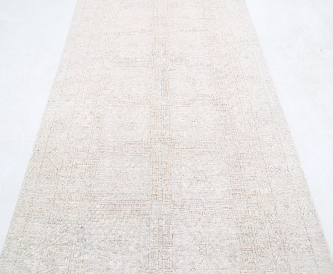 Hand Knotted Khotan Wool Rug 3' 10" x 11' 10" - No. AT63608