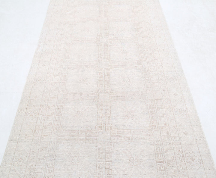 Hand Knotted Khotan Wool Rug 3' 10" x 11' 10" - No. AT63608