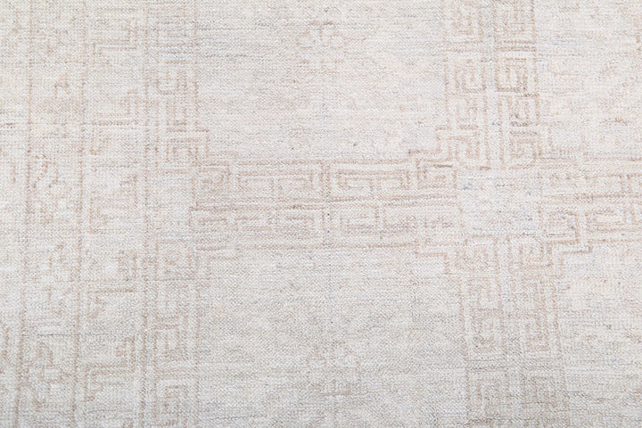 Hand Knotted Khotan Wool Rug 3' 10" x 11' 10" - No. AT63608