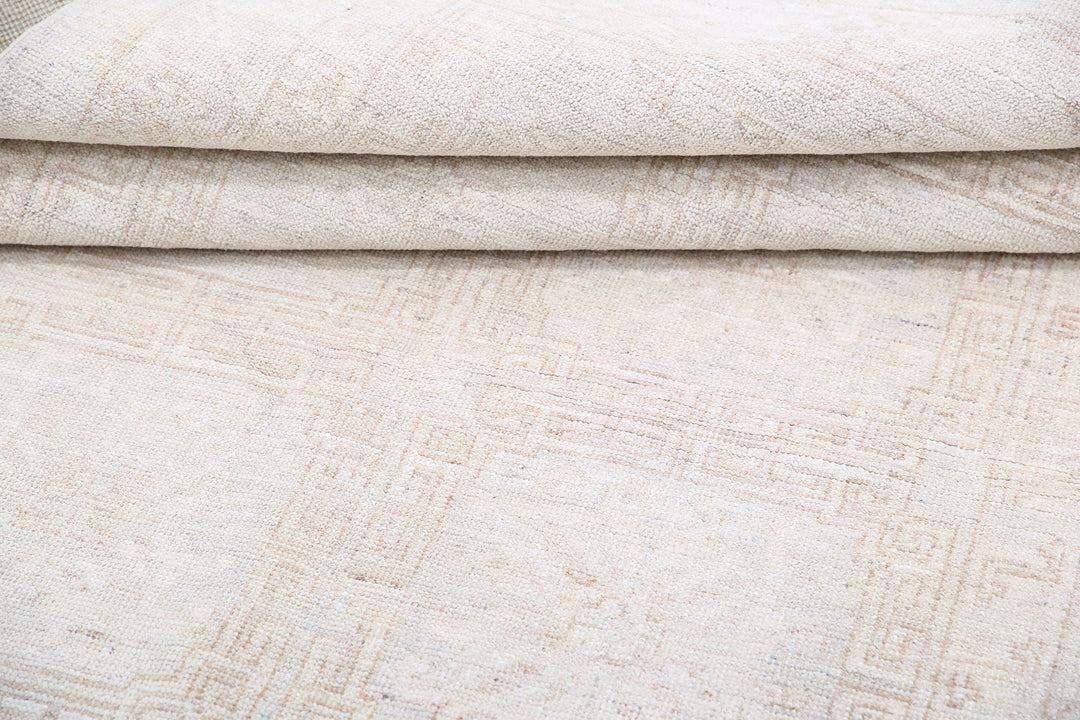 Hand Knotted Khotan Wool Rug 3' 10" x 11' 10" - No. AT63608