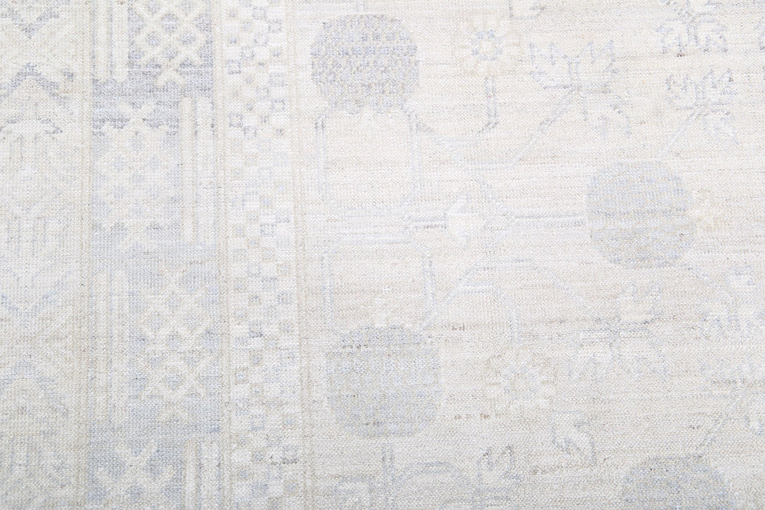 Hand Knotted Khotan Wool Rug 7' 11" x 9' 10" - No. AT75062