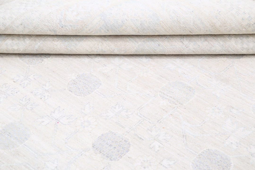 Hand Knotted Khotan Wool Rug 7' 11" x 9' 10" - No. AT75062