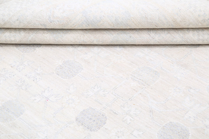 Hand Knotted Khotan Wool Rug 7' 11" x 9' 10" - No. AT75062