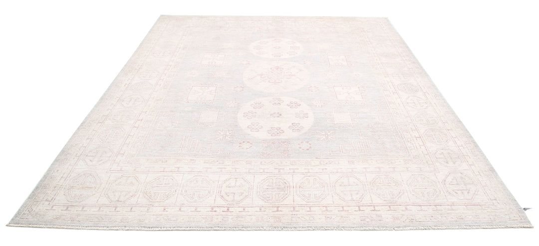 Hand Knotted Khotan Wool Rug 8' 1" x 9' 10" - No. AT57711