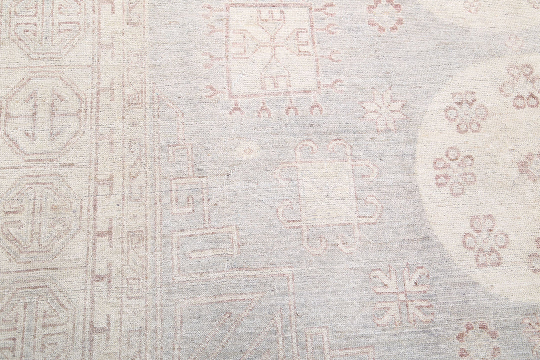 Hand Knotted Khotan Wool Rug 8' 1" x 9' 10" - No. AT57711