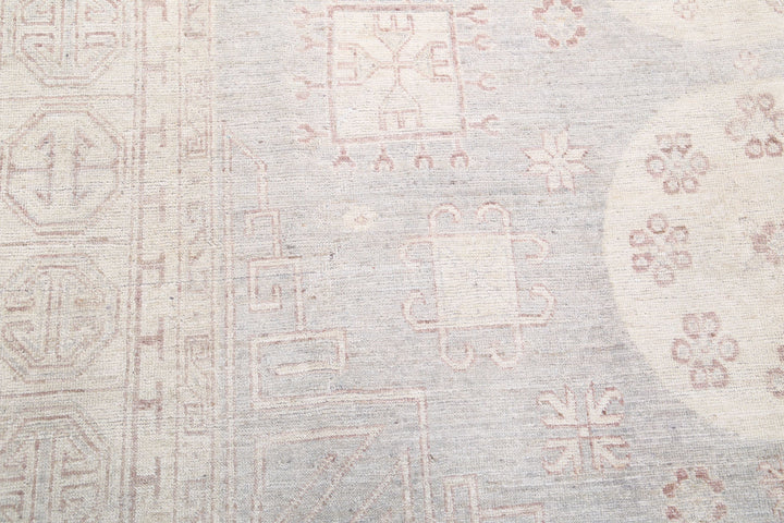 Hand Knotted Khotan Wool Rug 8' 1" x 9' 10" - No. AT57711