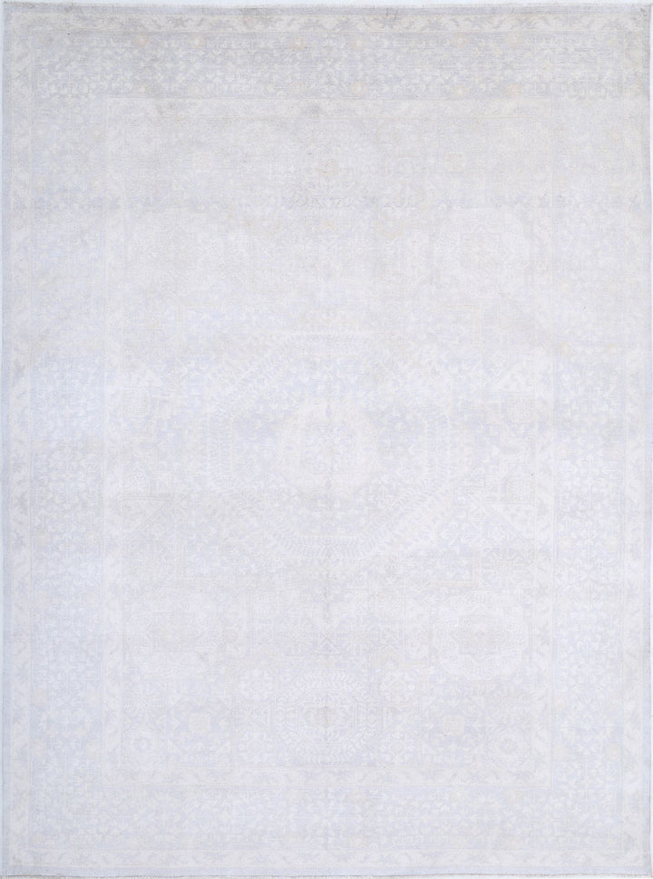 Hand Knotted Khotan Wool Rug 8' 9" x 11' 10" - No. AT82992