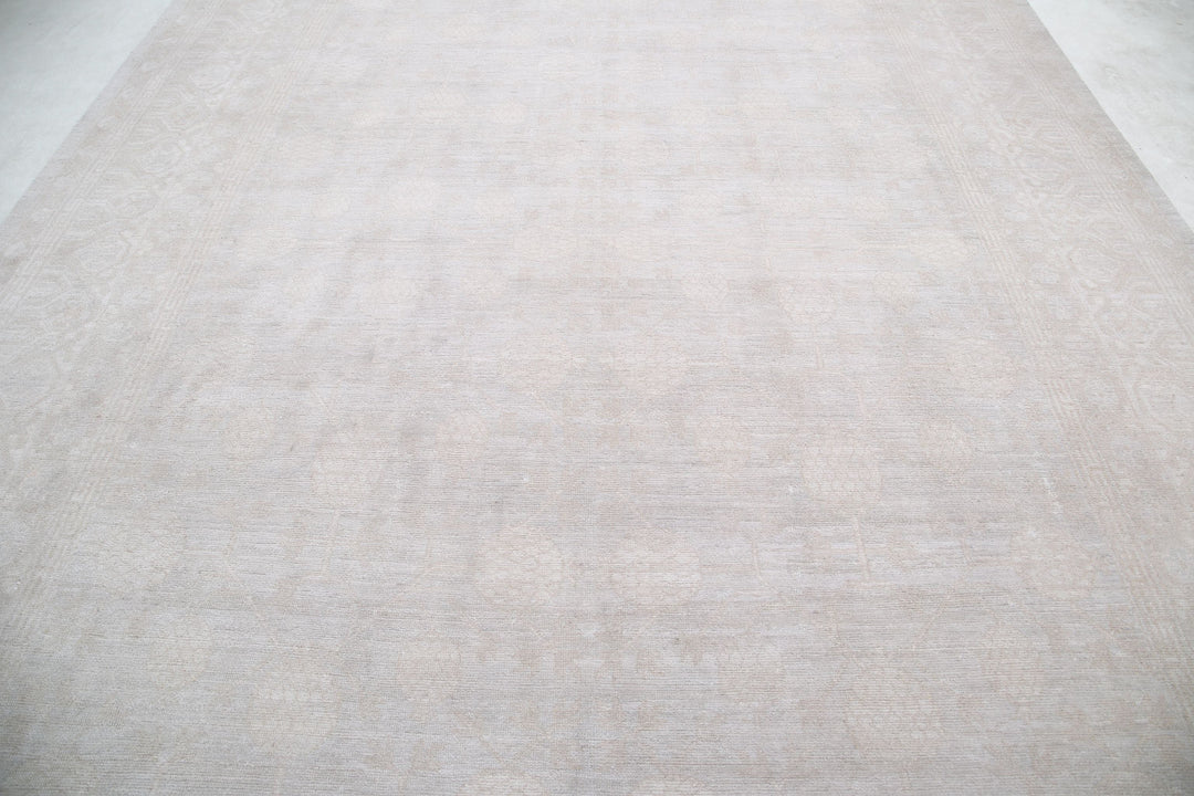 Hand Knotted Khotan Wool Rug 9' 3" x 13' 7" - No. AT99639