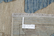 Hand Knotted Ikat Wool Rug 8' 10" x 11' 6" - No. AT38121