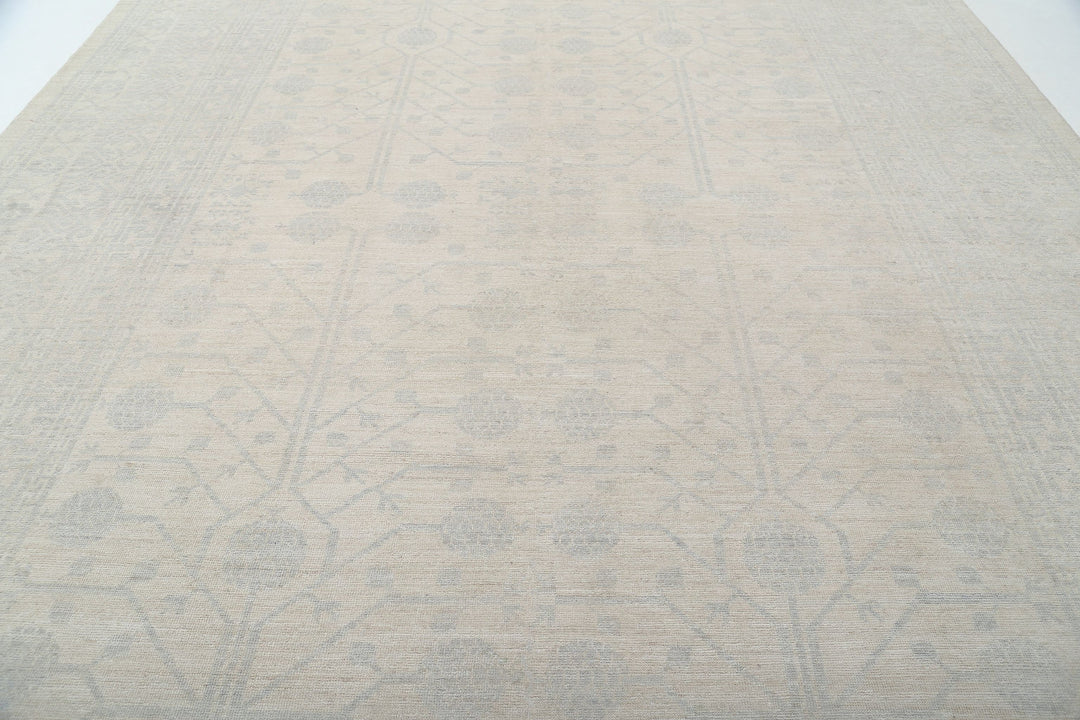 Hand Knotted Khotan Wool Rug 10' 3" x 13' 9" - No. AT61799