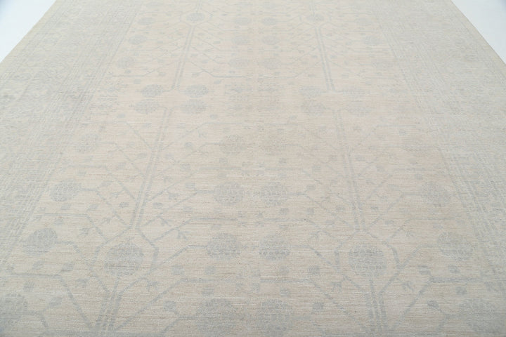 Hand Knotted Khotan Wool Rug 10' 3" x 13' 9" - No. AT61799