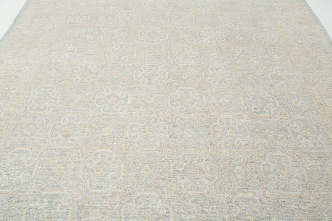 Hand Knotted Khotan Wool Rug 8' 7" x 12' 5" - No. AT17811