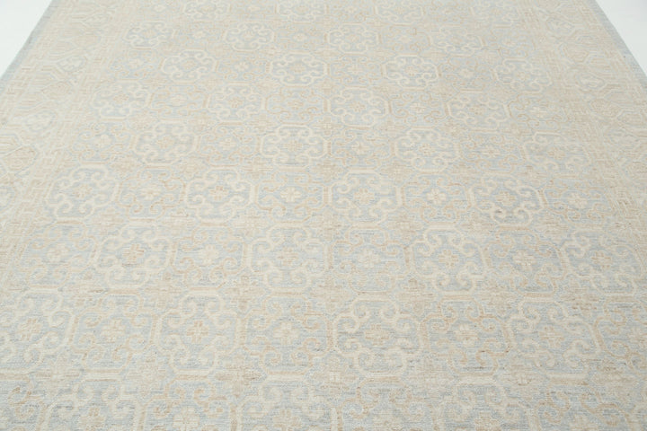 Hand Knotted Khotan Wool Rug 8' 7" x 12' 5" - No. AT17811