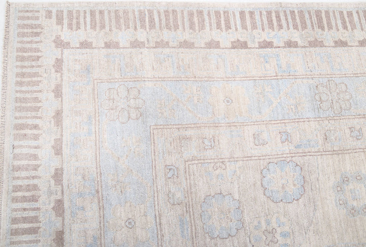Hand Knotted Khotan Wool Rug 9' 10" x 13' 7" - No. AT35121