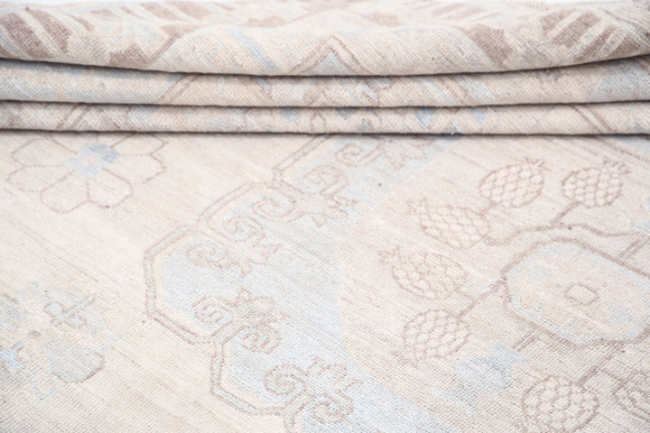 Hand Knotted Khotan Wool Rug 9' 10" x 13' 7" - No. AT35121