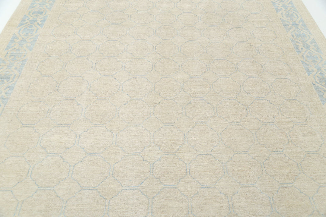 Hand Knotted Khotan Wool Rug 8' 8" x 11' 6" - No. AT71998