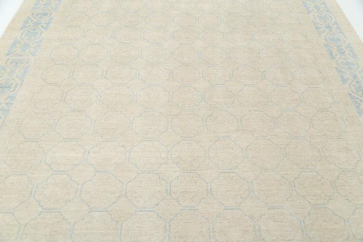 Hand Knotted Khotan Wool Rug 8' 8" x 11' 6" - No. AT71998