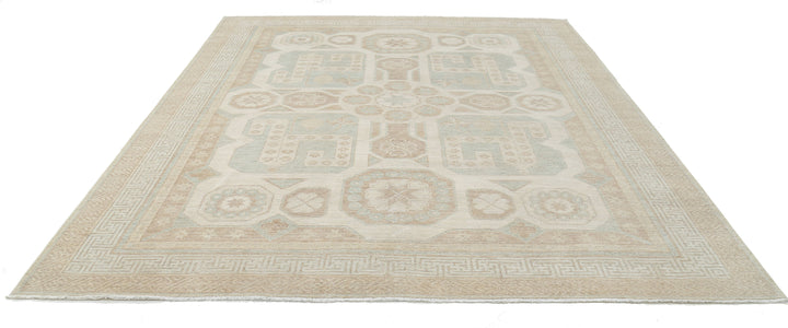 Hand Knotted Khotan Wool Rug 9' 1" x 10' 11" - No. AT83731