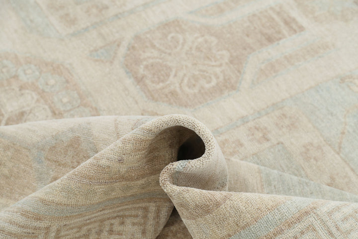 Hand Knotted Khotan Wool Rug 9' 1" x 10' 11" - No. AT83731