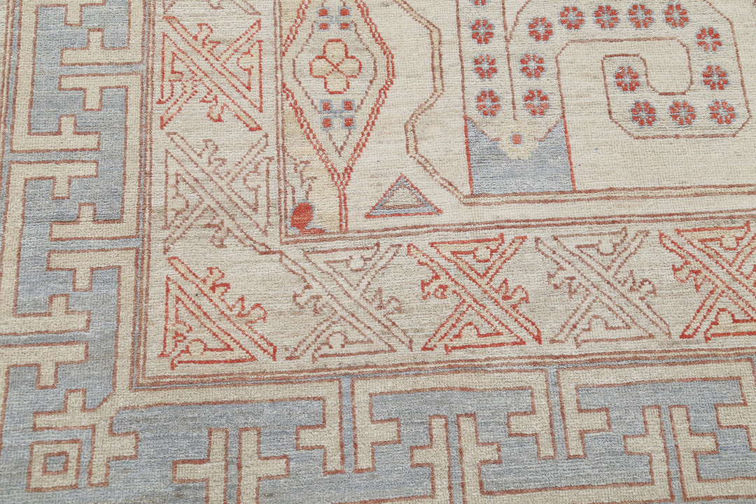 Hand Knotted Khotan Wool Rug 9' 9" x 13' 10" - No. AT90288