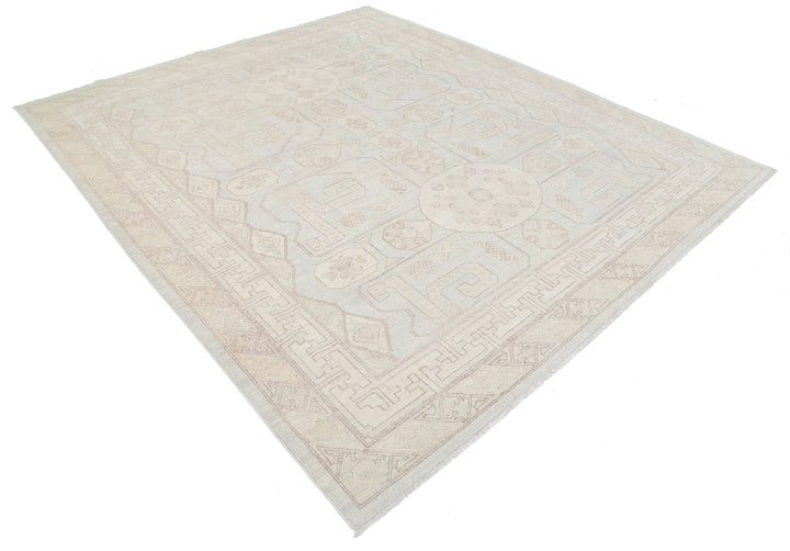 Hand Knotted Khotan Wool Rug 8' 2" x 9' 5" - No. AT69417