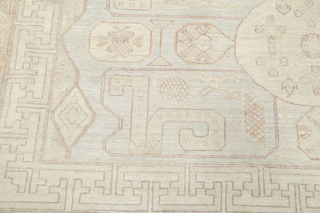 Hand Knotted Khotan Wool Rug 8' 2" x 9' 5" - No. AT69417