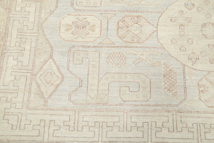 Hand Knotted Khotan Wool Rug 8' 2" x 9' 5" - No. AT69417