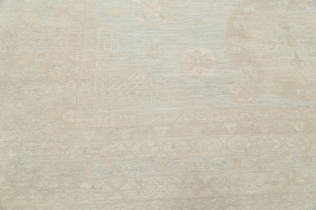 Hand Knotted Khotan Wool Rug 11' 8" x 17' 11" - No. AT27397