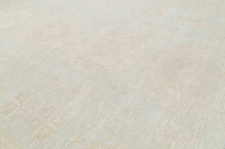 Hand Knotted Khotan Wool Rug 11' 8" x 17' 11" - No. AT27397