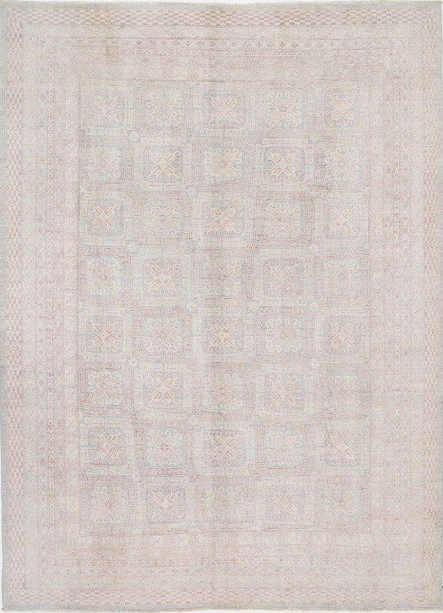 Hand Knotted Khotan Wool Rug 8' 6" x 11' 9" - No. AT18398