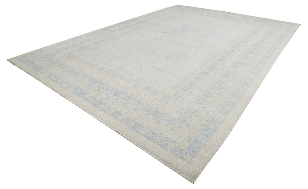 Hand Knotted Khotan Wool Rug 12' 3" x 17' 9" - No. AT19870