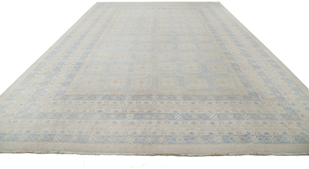 Hand Knotted Khotan Wool Rug 12' 3" x 17' 9" - No. AT19870