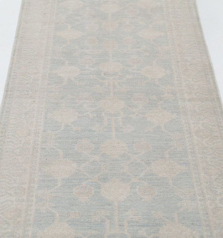 Hand Knotted Khotan Wool Rug 2' 5" x 9' 11" - No. AT14347