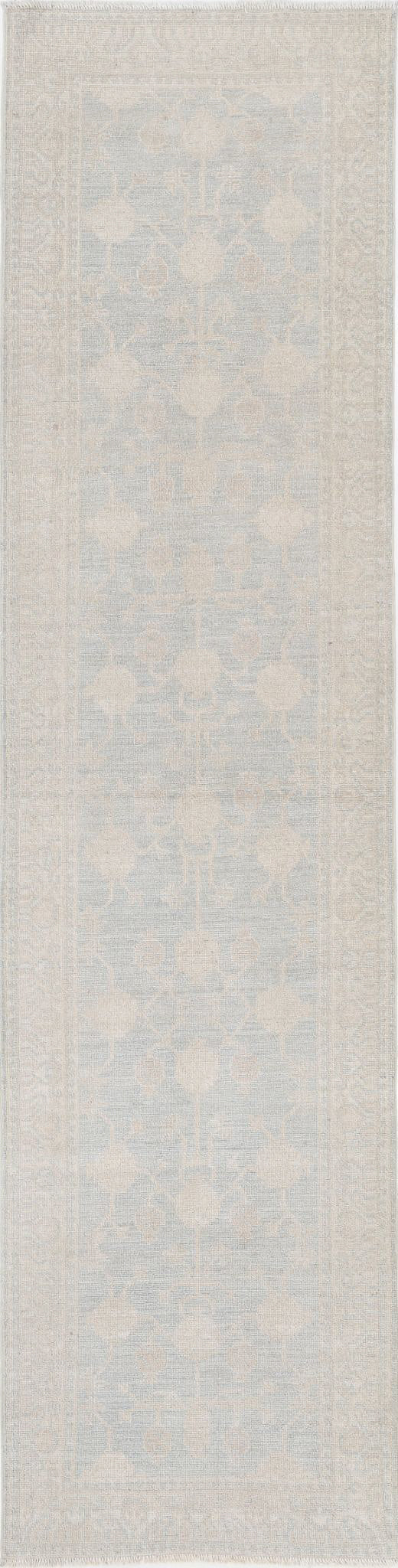 Hand Knotted Khotan Wool Rug 2' 5" x 9' 11" - No. AT14347