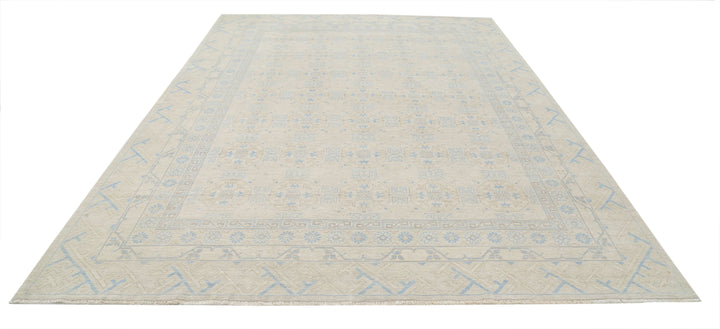 Hand Knotted Khotan Wool Rug 8' 9" x 11' 11" - No. AT70837