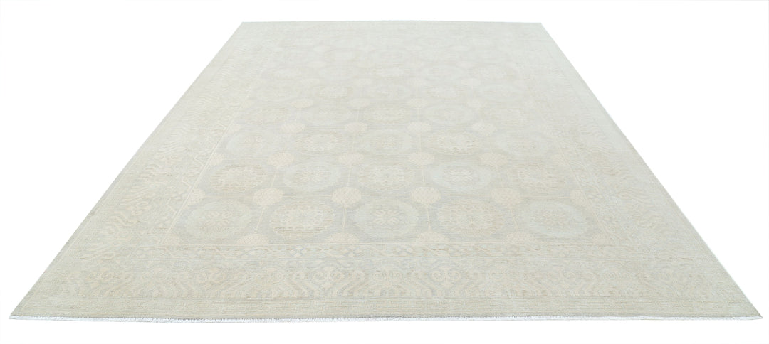Hand Knotted Khotan Wool Rug 8' 10" x 11' 10" - No. AT52518