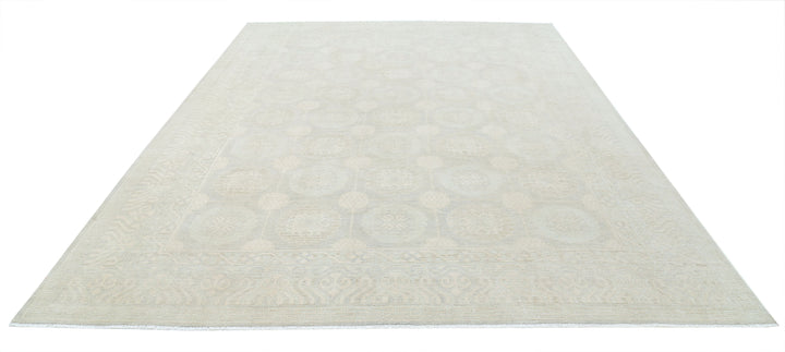Hand Knotted Khotan Wool Rug 8' 10" x 11' 10" - No. AT52518