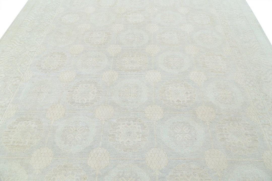 Hand Knotted Khotan Wool Rug 8' 10" x 11' 10" - No. AT52518