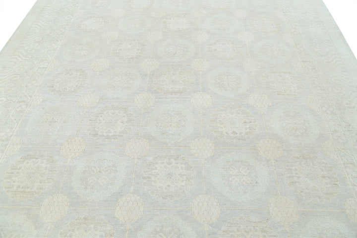 Hand Knotted Khotan Wool Rug 8' 10" x 11' 10" - No. AT52518