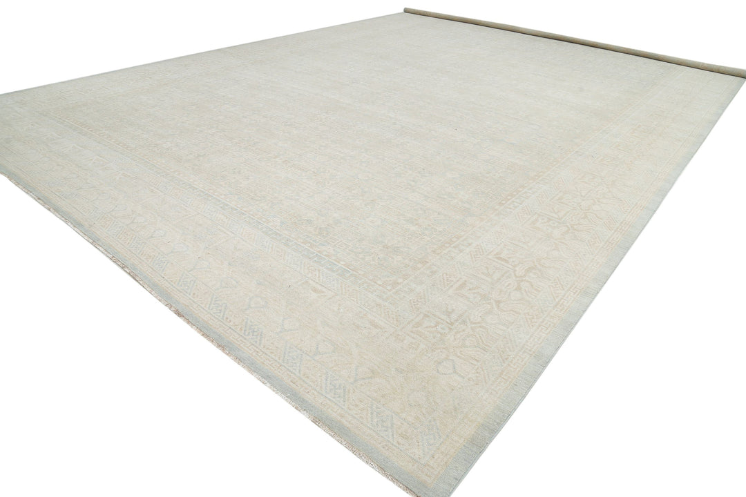 Hand Knotted Khotan Wool Rug 15' 4" x 23' 0" - No. AT33834