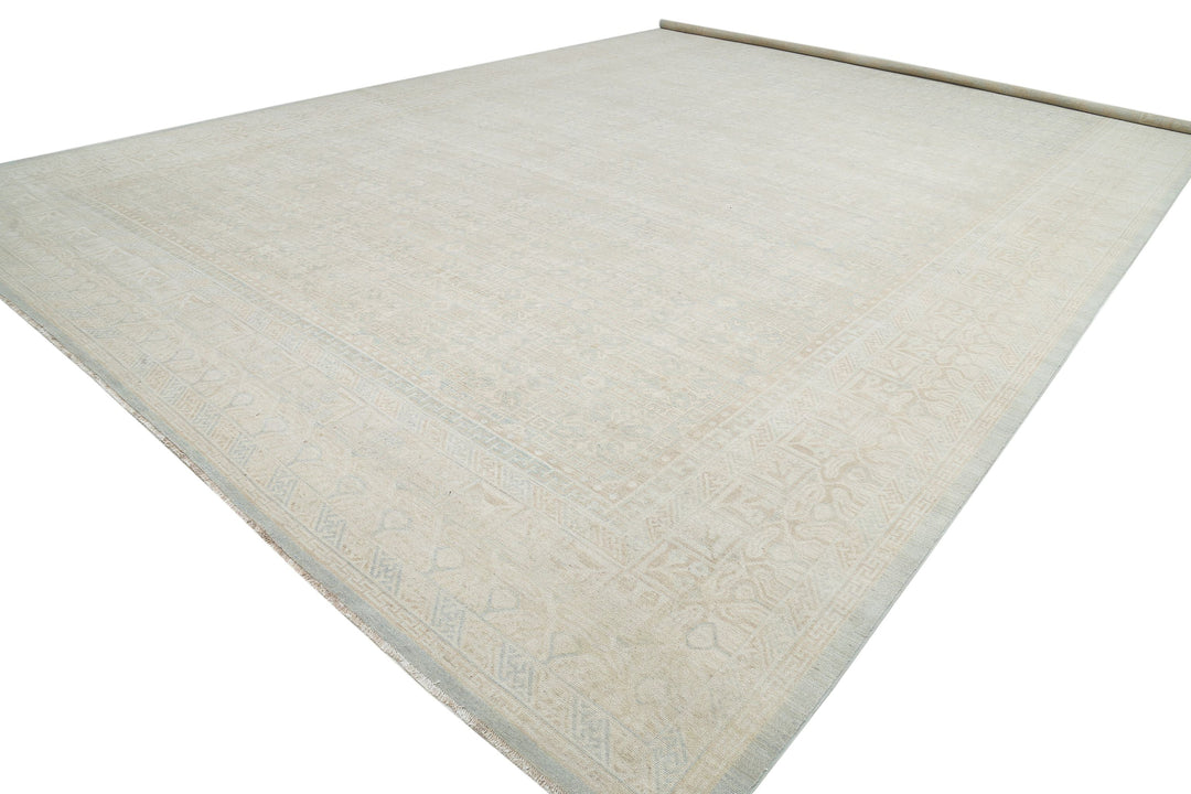 Hand Knotted Khotan Wool Rug 15' 4" x 23' 0" - No. AT33834