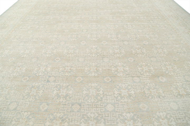 Hand Knotted Khotan Wool Rug 15' 4" x 23' 0" - No. AT33834