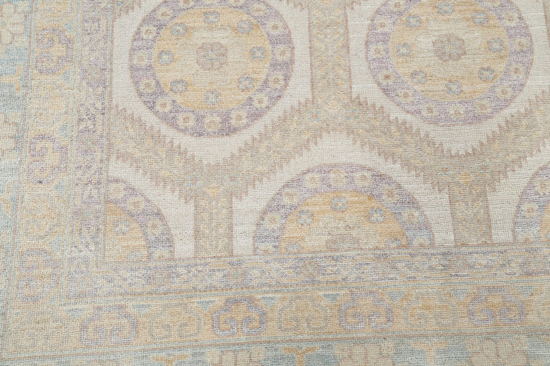 Hand Knotted Khotan Wool Rug 8' 0" x 9' 10" - No. AT41895