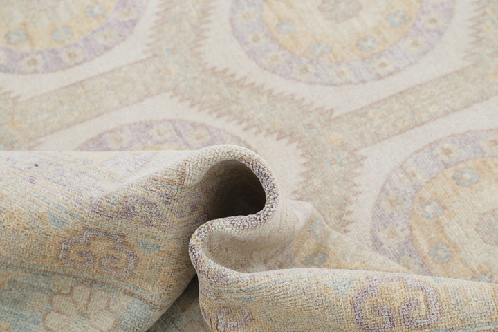 Hand Knotted Khotan Wool Rug 8' 0" x 9' 10" - No. AT41895